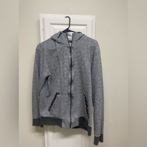 Michael Stars Grey Zip Up Hoodie - Men's L